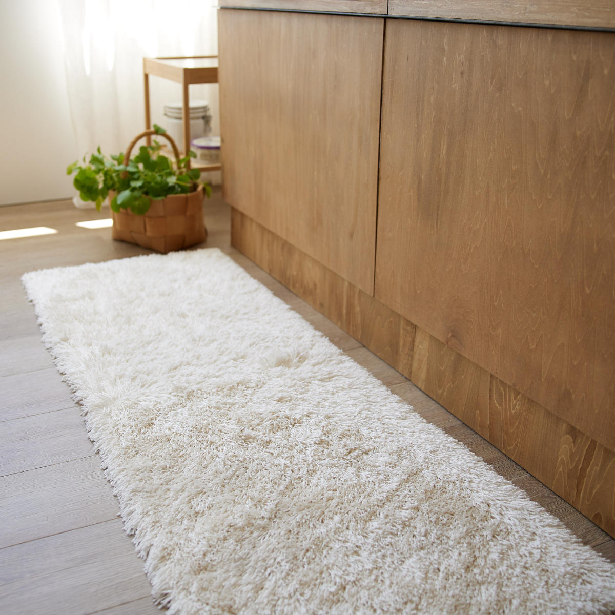 スミノエ キッチンマット 無地 トビ−マット 45×240cm （ 日本製 45cm