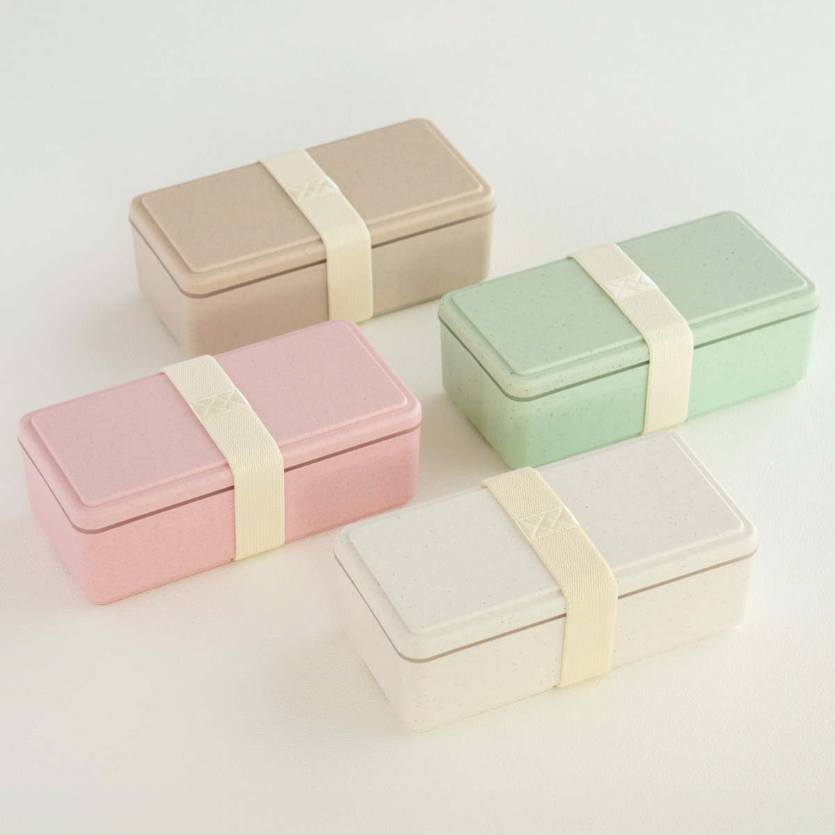 三好製作所 お弁当箱 GEL-COOL square L ジェラート 1段 500ml （ 弁当