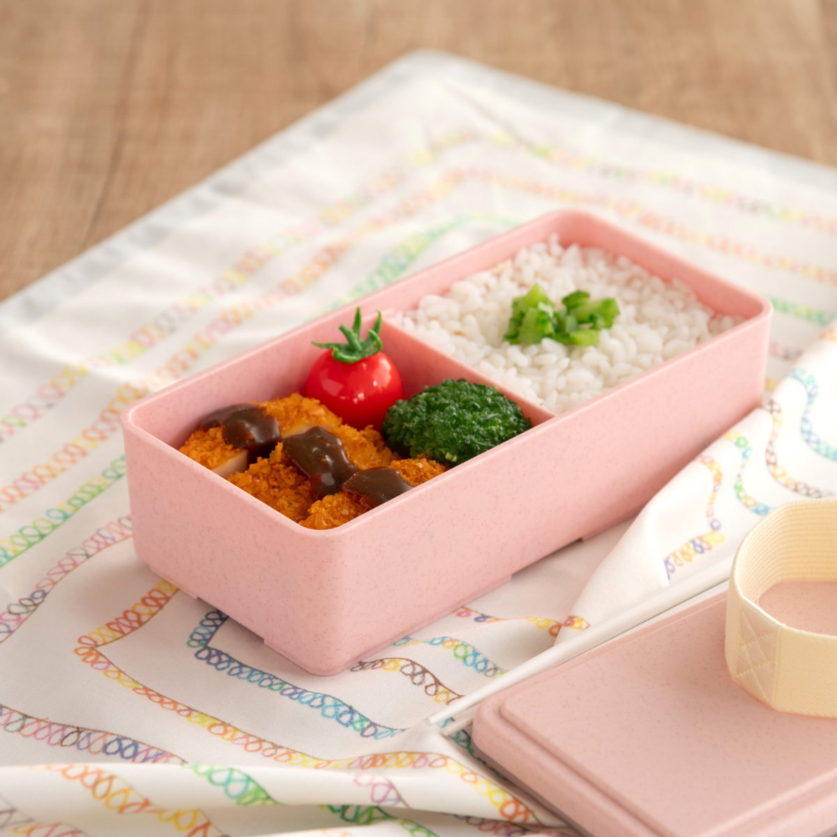 三好製作所 お弁当箱 GEL-COOL square L ジェラート 1段 500ml （ 弁当