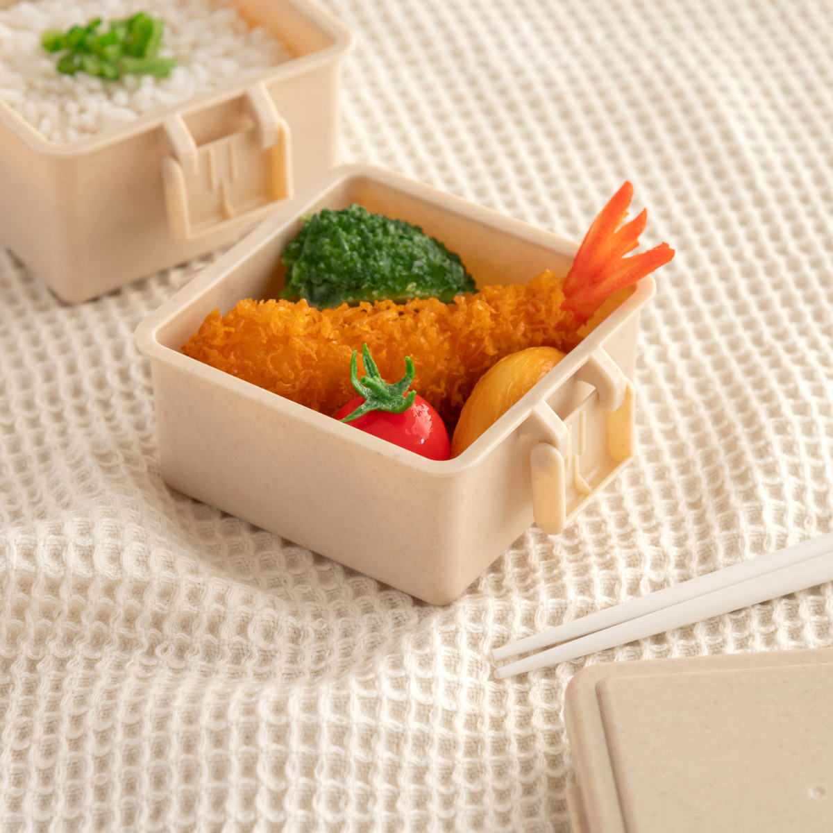 三好製作所 お弁当箱 GEL-COOL square S ジェラート 1段 220ml （ 弁当