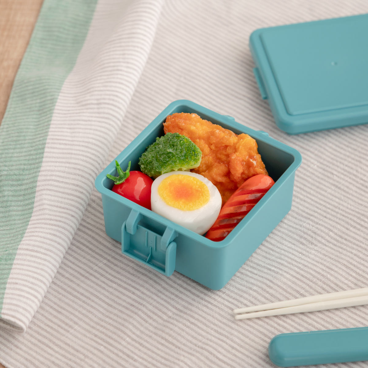三好製作所 お弁当箱 GEL-COOL square S 1段 220ml （ 弁当箱 ランチ