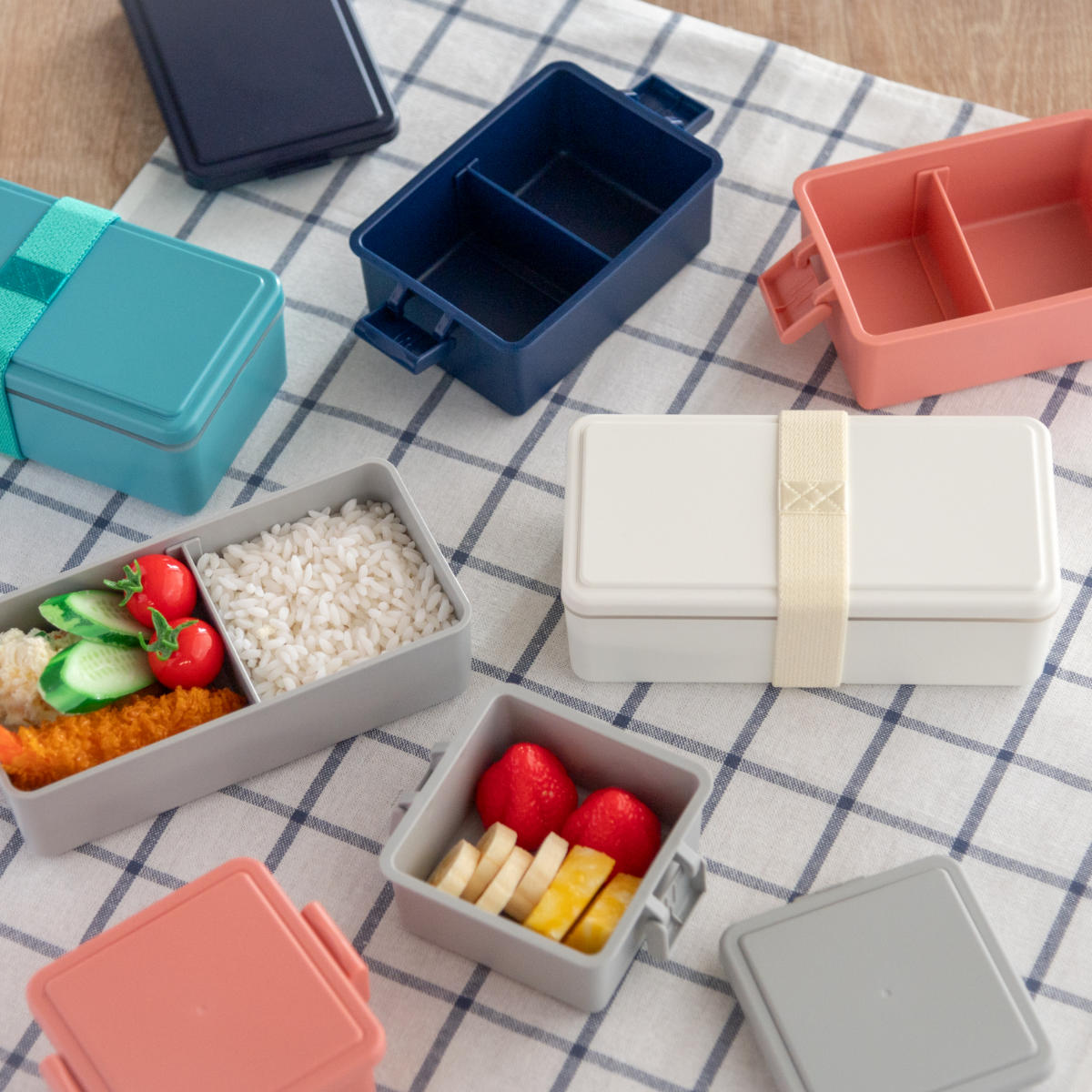 三好製作所 お弁当箱 GEL-COOL square L 1段 500ml （ 弁当箱 ランチ