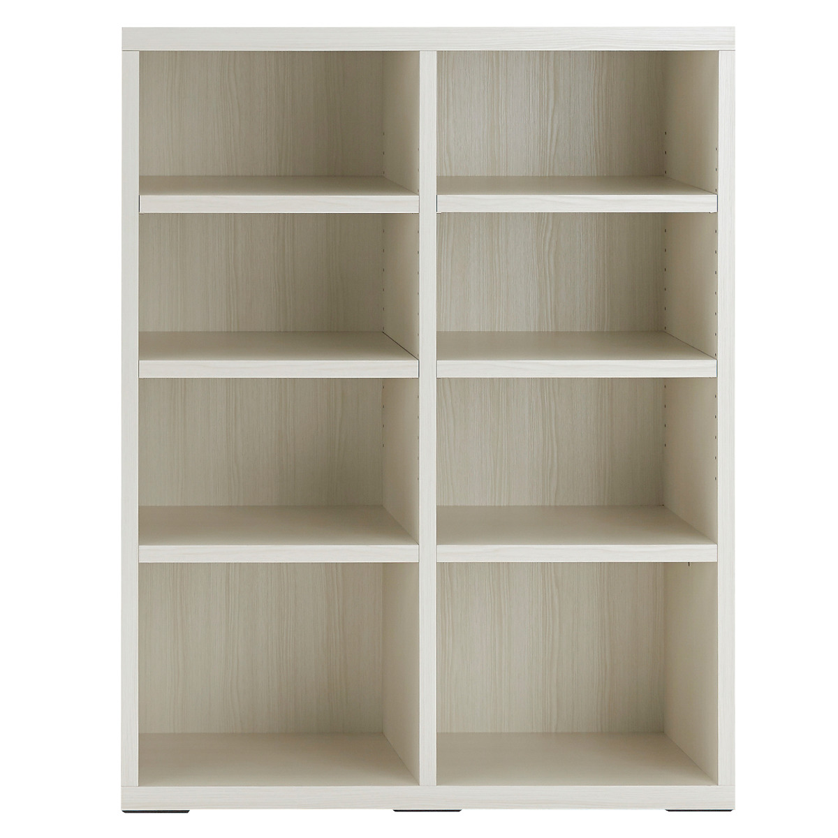 フナモコ（FUNAMOCO） 木製ラック 4段2列 組合せ家具 リビングシェルフ