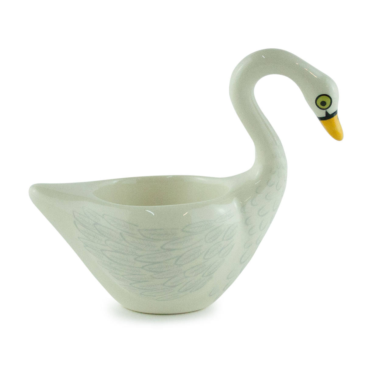 エッグカップ Hannah Turner Egg cups Swan White 白鳥 （ ハンナターナー エッグスタンド 陶器 卵立て 食器 朝食 ゆで卵 小物入れ 小物収納 鳥 スワン ） | Hannah Turner | 02