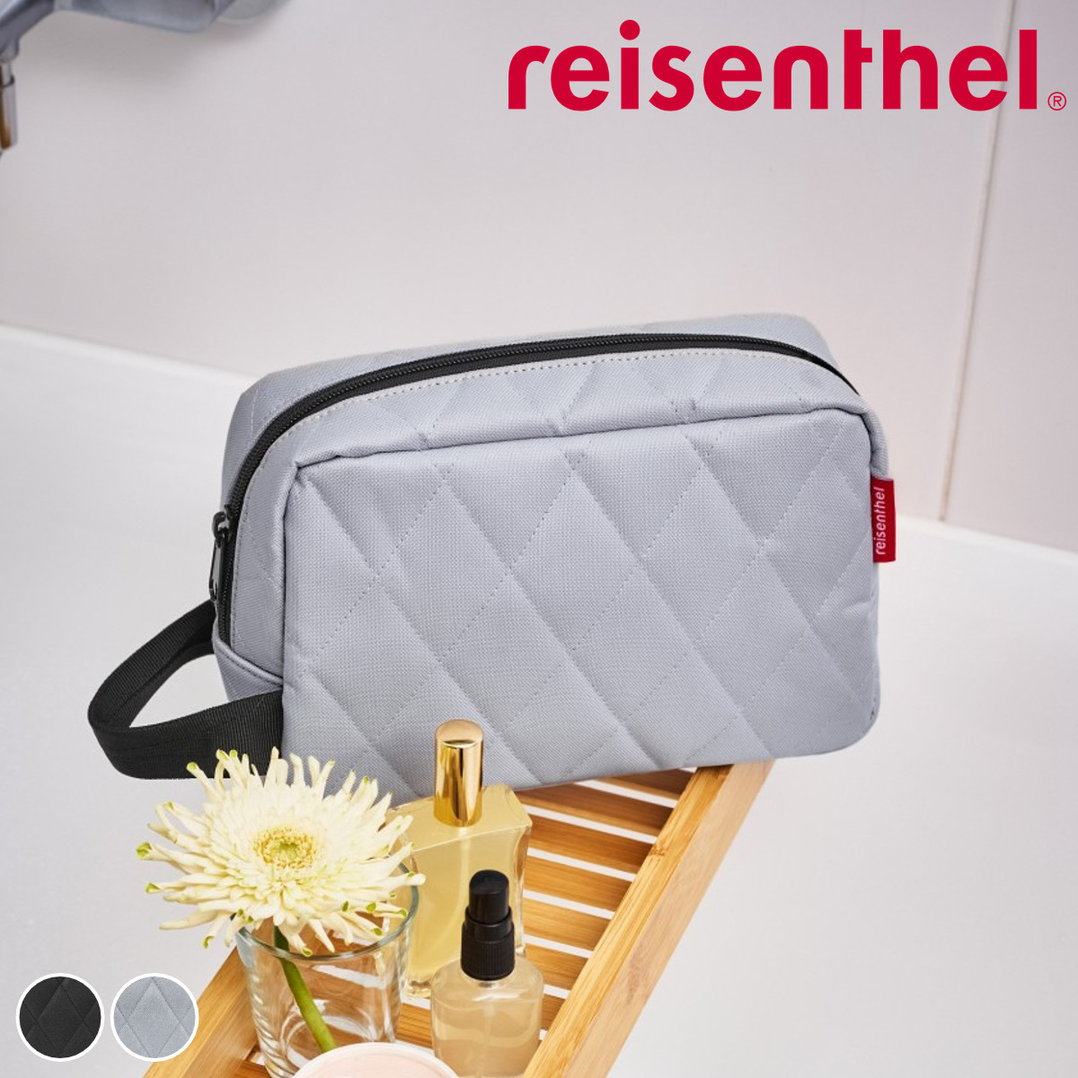 �ʥ����ȥ�åȡ˥ݡ��� ������ �饤���󥿡��� COSMETIC POUCH M RHOMBUS �� reisenthel �ȥ�٥�ݡ��� ���ѥݡ��� ��Ǽ ι�� �������� �ȥ�٥� ��