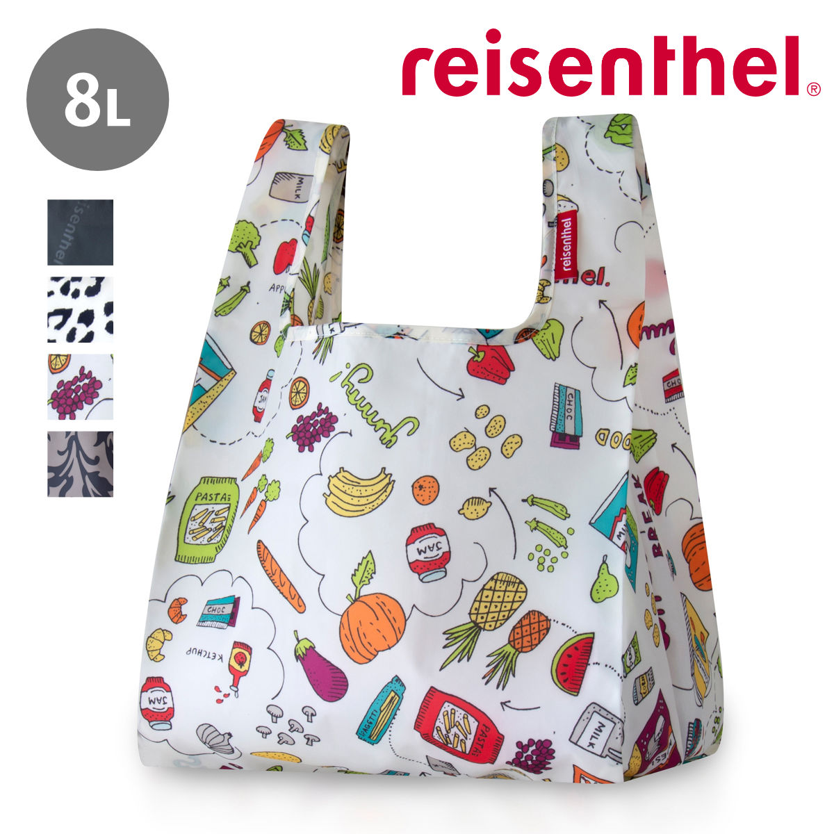 エコバッグ reisenthel ライゼンタール MINI MAXI SHOPPER XS 8L （ ミニマキシショッパー ショッピングバッグ マイバッグ コンビニ 弁当 折りたたみ ）