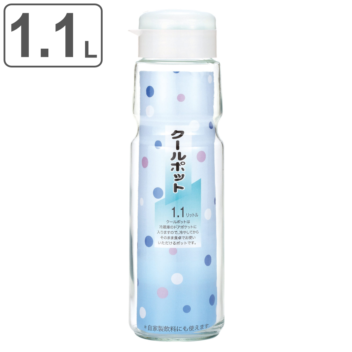 東洋佐々木ガラス ピッチャー 1.1L クールポット ガラス （ 冷水筒