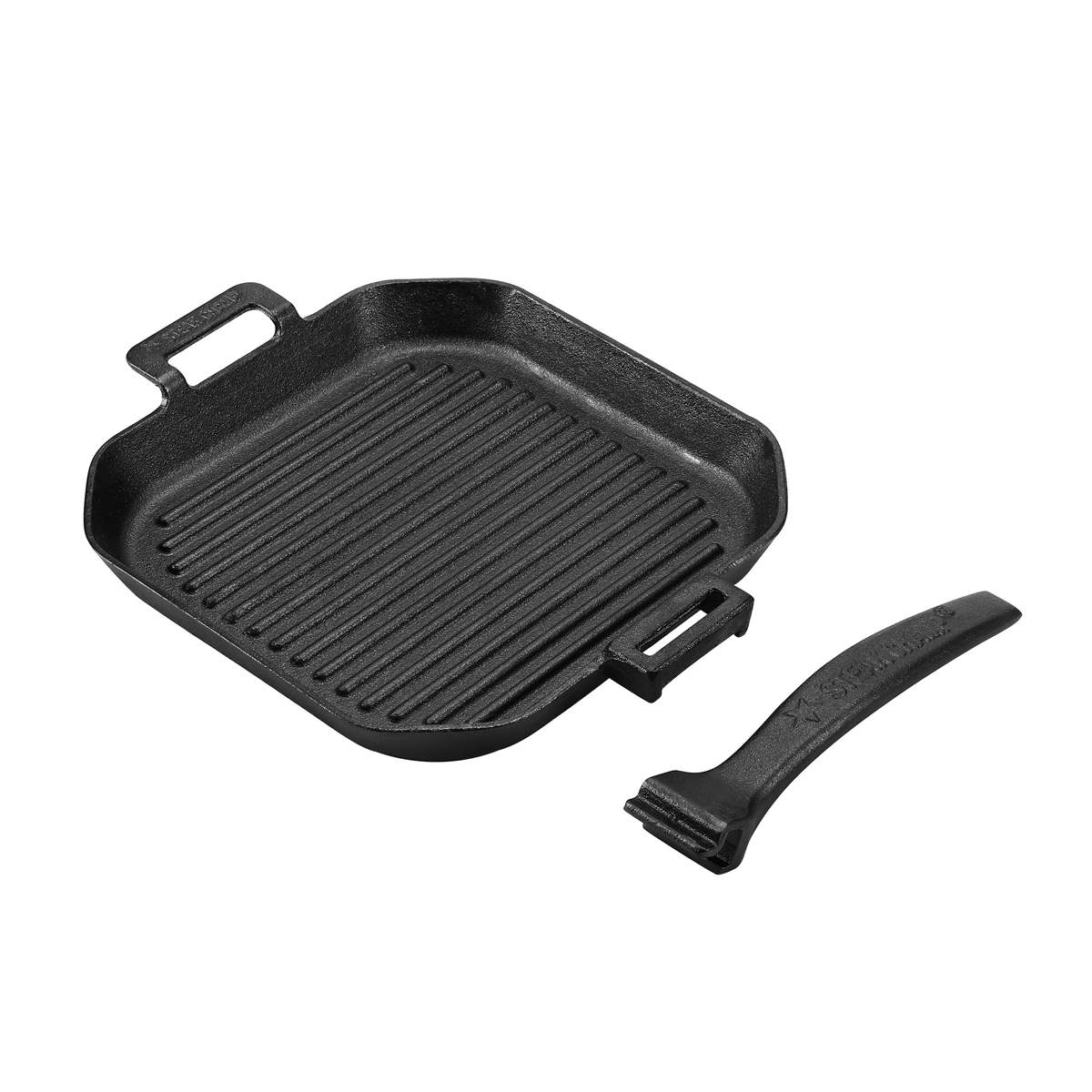 グリルパン STEAK CHAMP CAST IRON GRILLING PAN 26cm 四角 取っ手