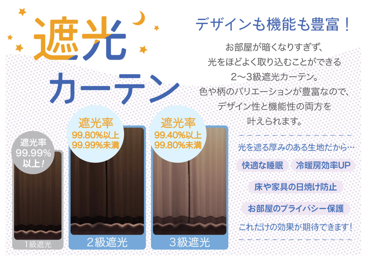 ユニベール（UNIVERS） カーテン 2級遮光 形状記憶カーテン 幅100cm×丈
