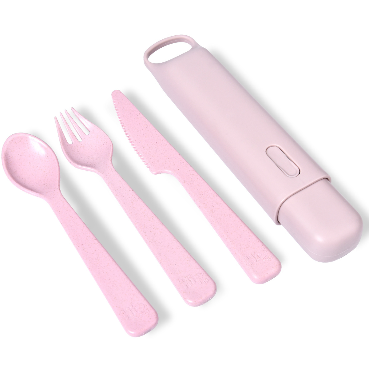 未開封・レトロ・かぼちゃワイン ・カトラリーセット ピンク Hip カトラリーセット ケース付き OBP Case with Cutlery