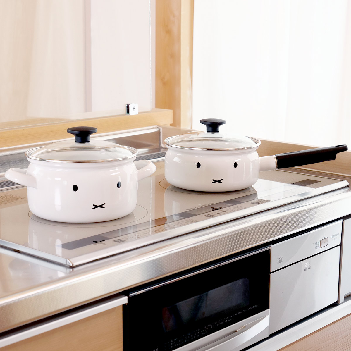 新品未使用 LE CREUSET ミッフィー 両手鍋 18cm LE CREUSETルクルーゼ ミッフィー 鍋18cm キャセロール