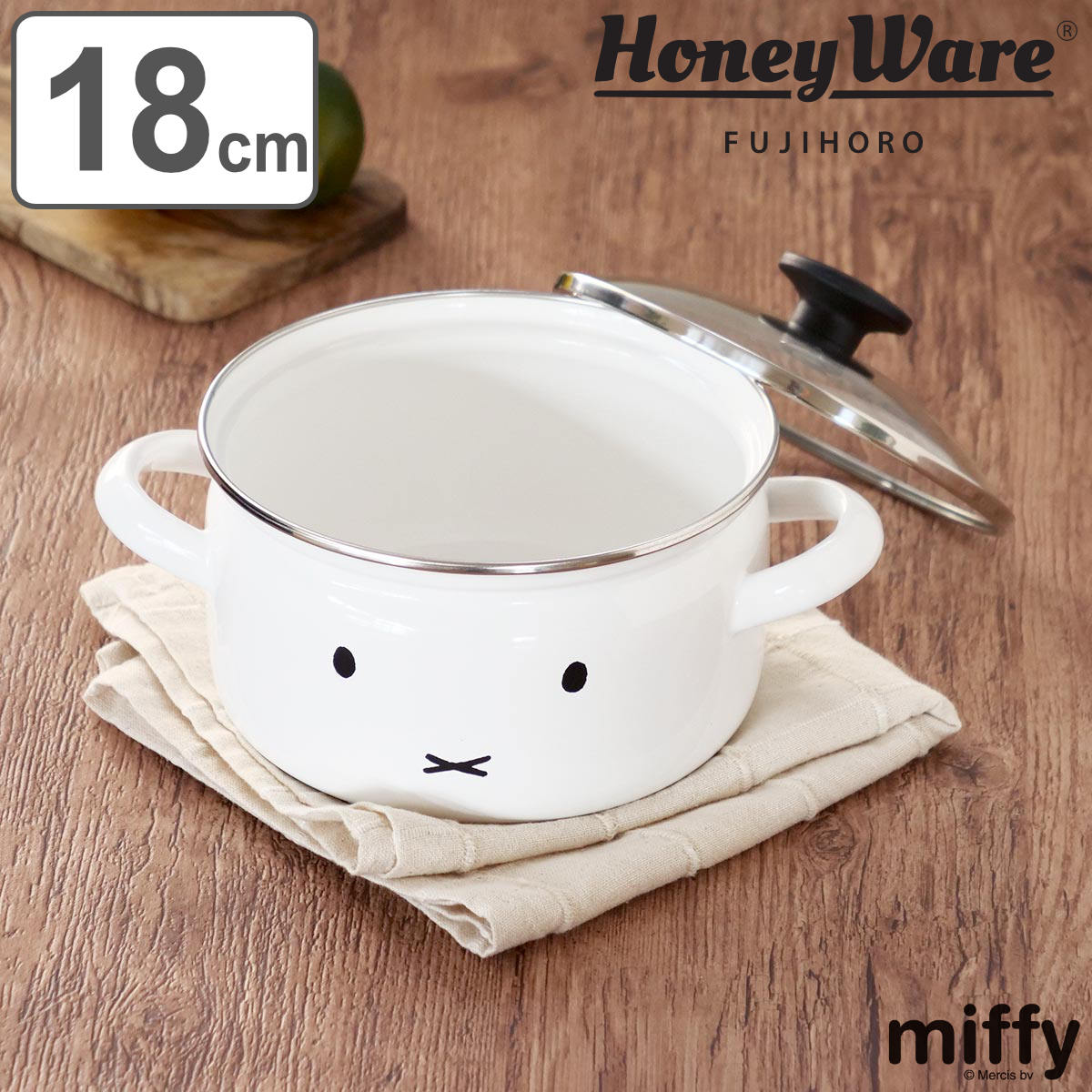 新品未使用 LE CREUSET ミッフィー 両手鍋 18cm Amazon.co.jp: ル・クルーゼ(Le Creuset) ミッフィー EOS ホーロー鍋