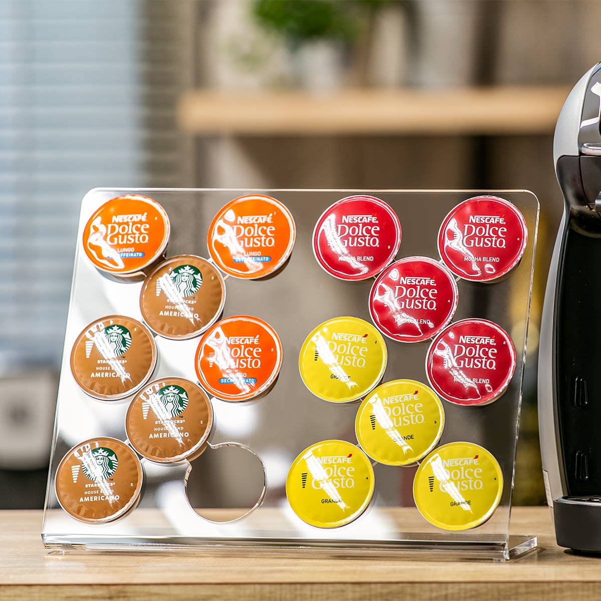 Trytec 特典付き コーヒーカプセルスタンド 16個収納 amenist