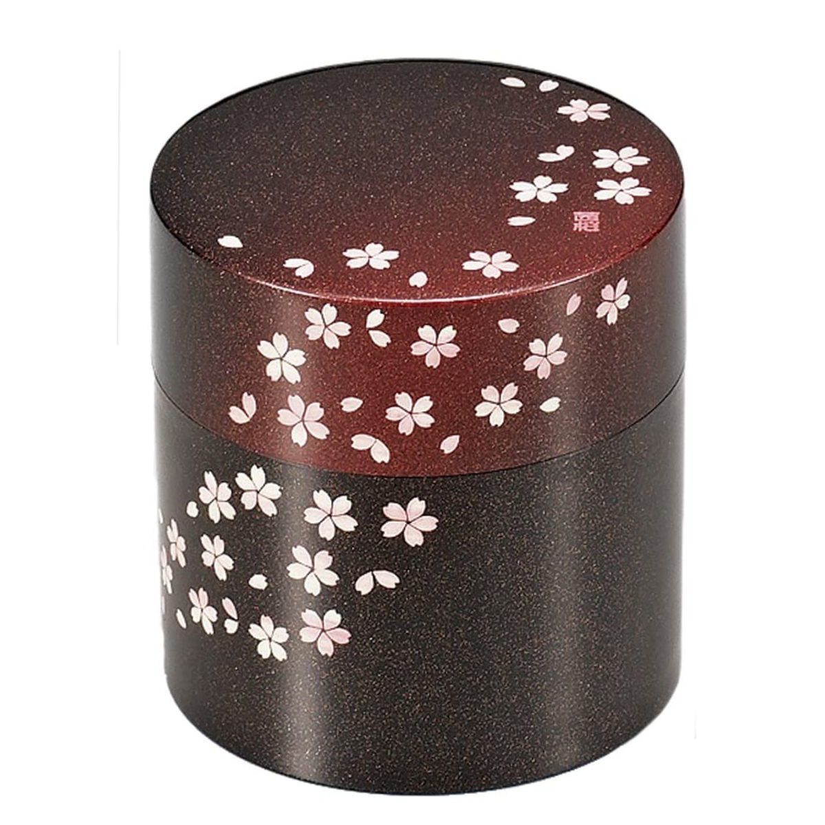 茶筒 350ml 茜桜赤 HAKOYA ( おしゃれ 日本製 かわいい お茶 和風 お茶容器 茶葉容器 保存容器 保存缶 茶缶 お茶缶 キャニスター 保存 容器 ) 関連画像1