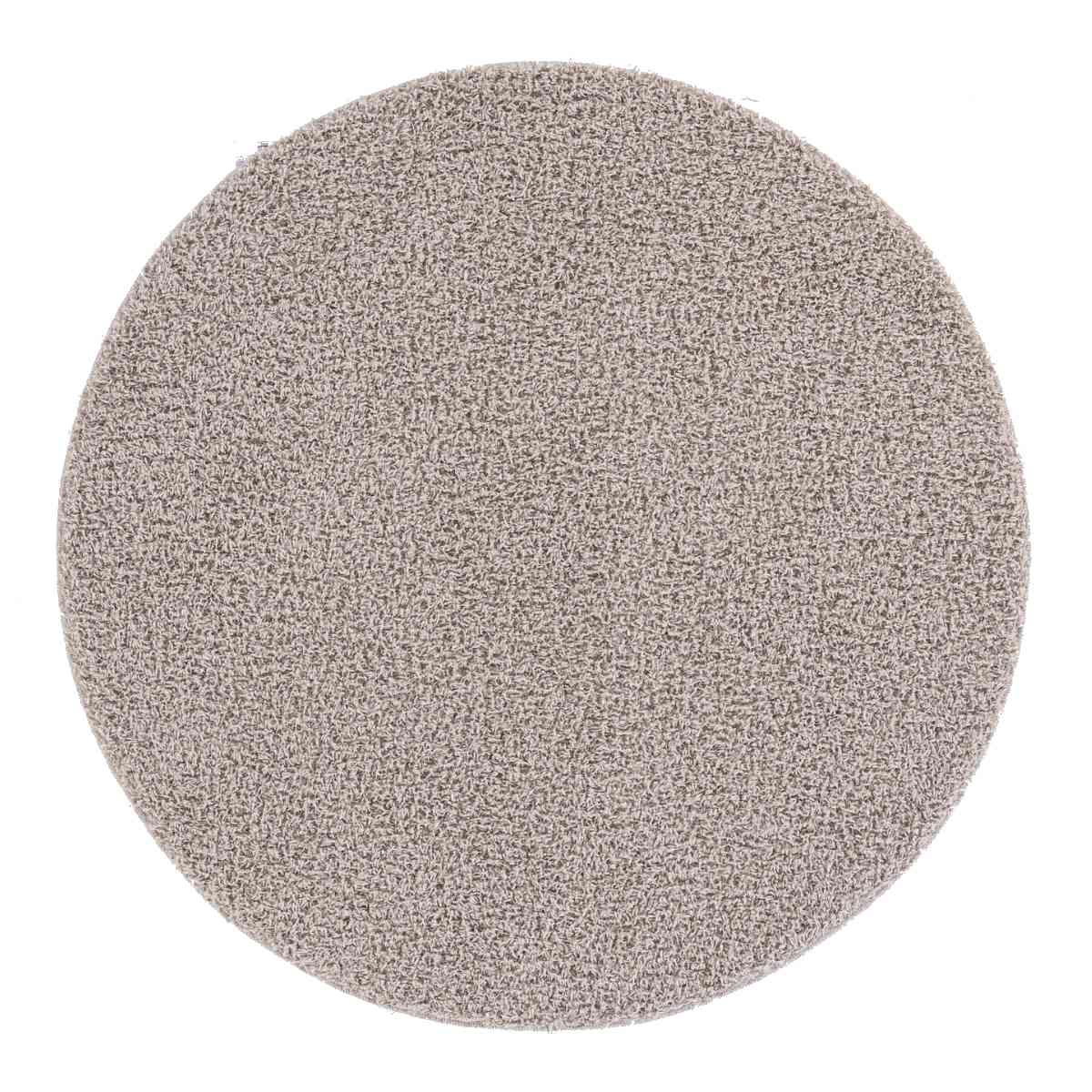高級シャギーラグ　150x150cm 正円　グレー　スミノエ スミノエ ラグ ルーパス 150×150cm 円形 防ダニ アレルブロック