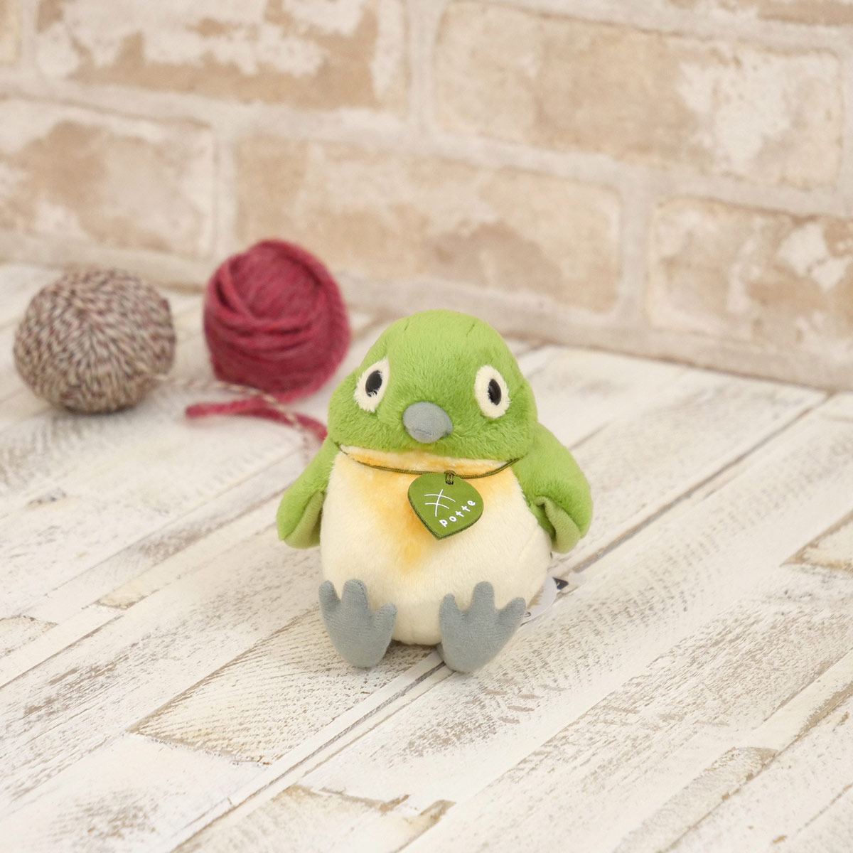 ぬいぐるみ potte メジロ （ ヌイグルミ めじろ 鳥 動物 雑貨 インテリア アニマル グッズ ベビー 赤ちゃん プレゼント ギフト かわいい ）