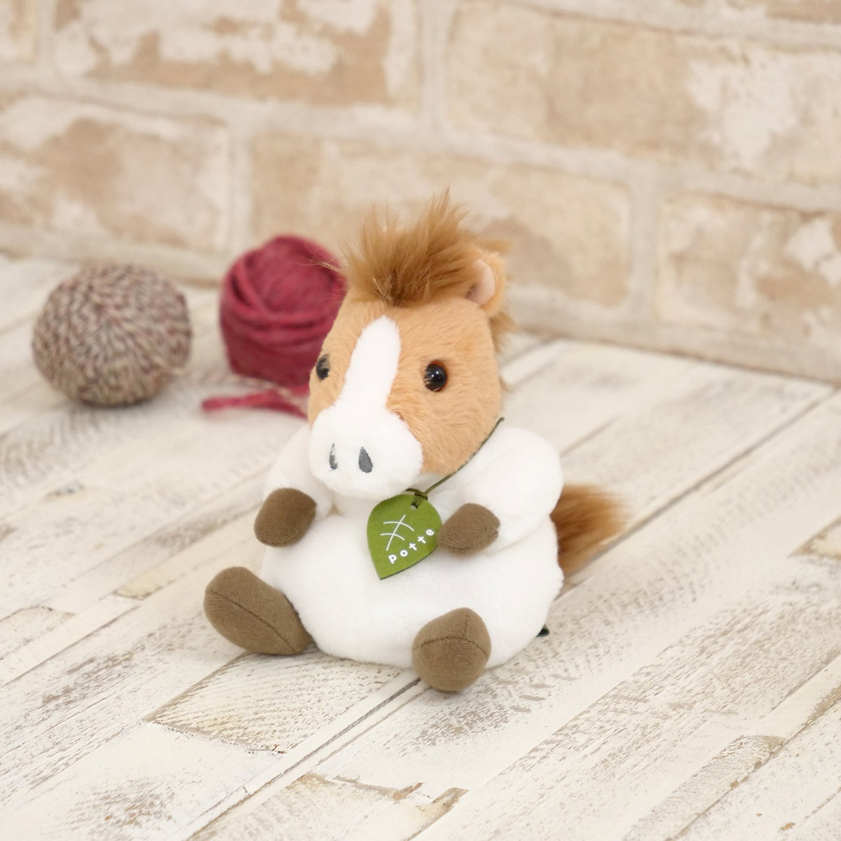 ぬいぐるみ potte ポニー ( ヌイグルミ ぽにー 動物 雑貨 インテリア アニマル グッズ ベビー 赤ちゃん プレゼント ギフト かわいい )