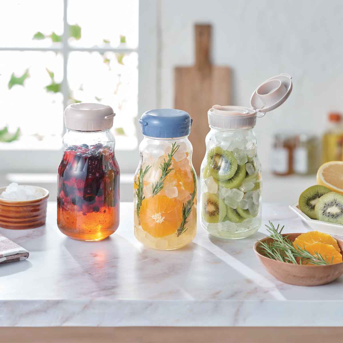 東洋佐々木ガラス 保存容器 930ml フルーツシロップびん （ ガラス