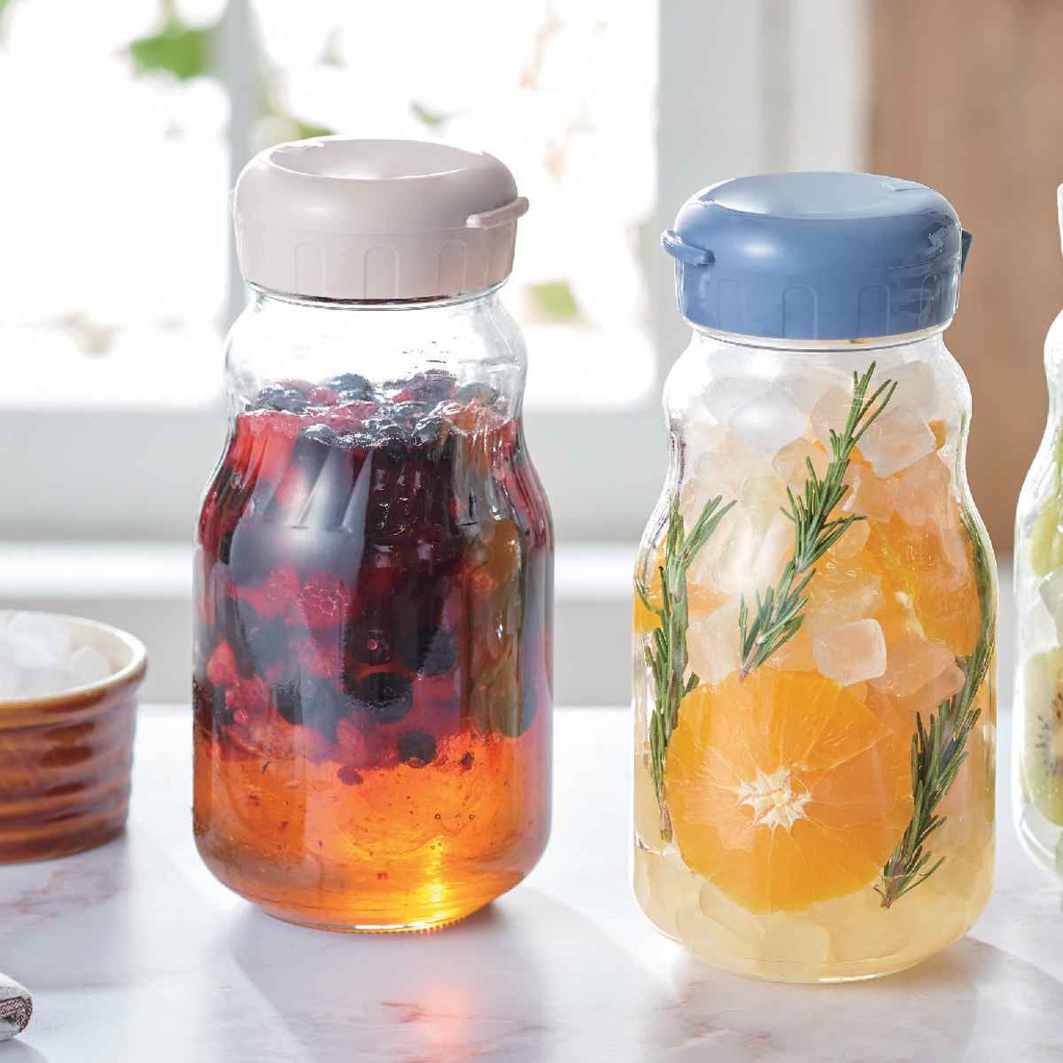 東洋佐々木ガラス 保存容器 930ml フルーツシロップびん （ ガラス