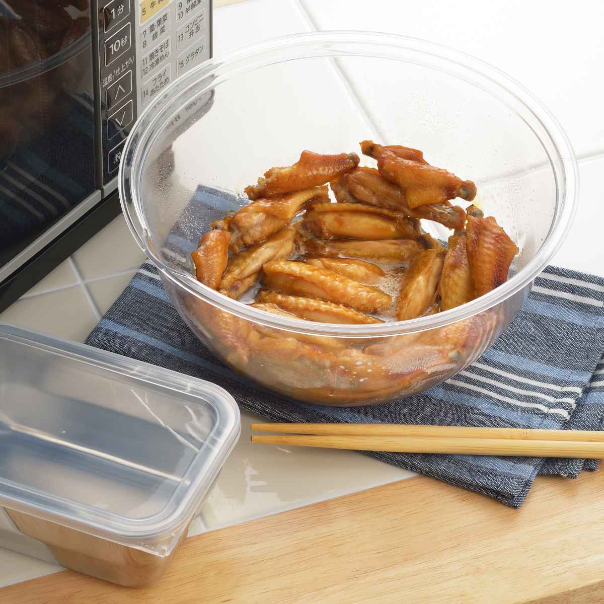 ヨシカワ ボウル 24cm ネオクリア 食洗機対応 日本製 （ ボール 耐熱