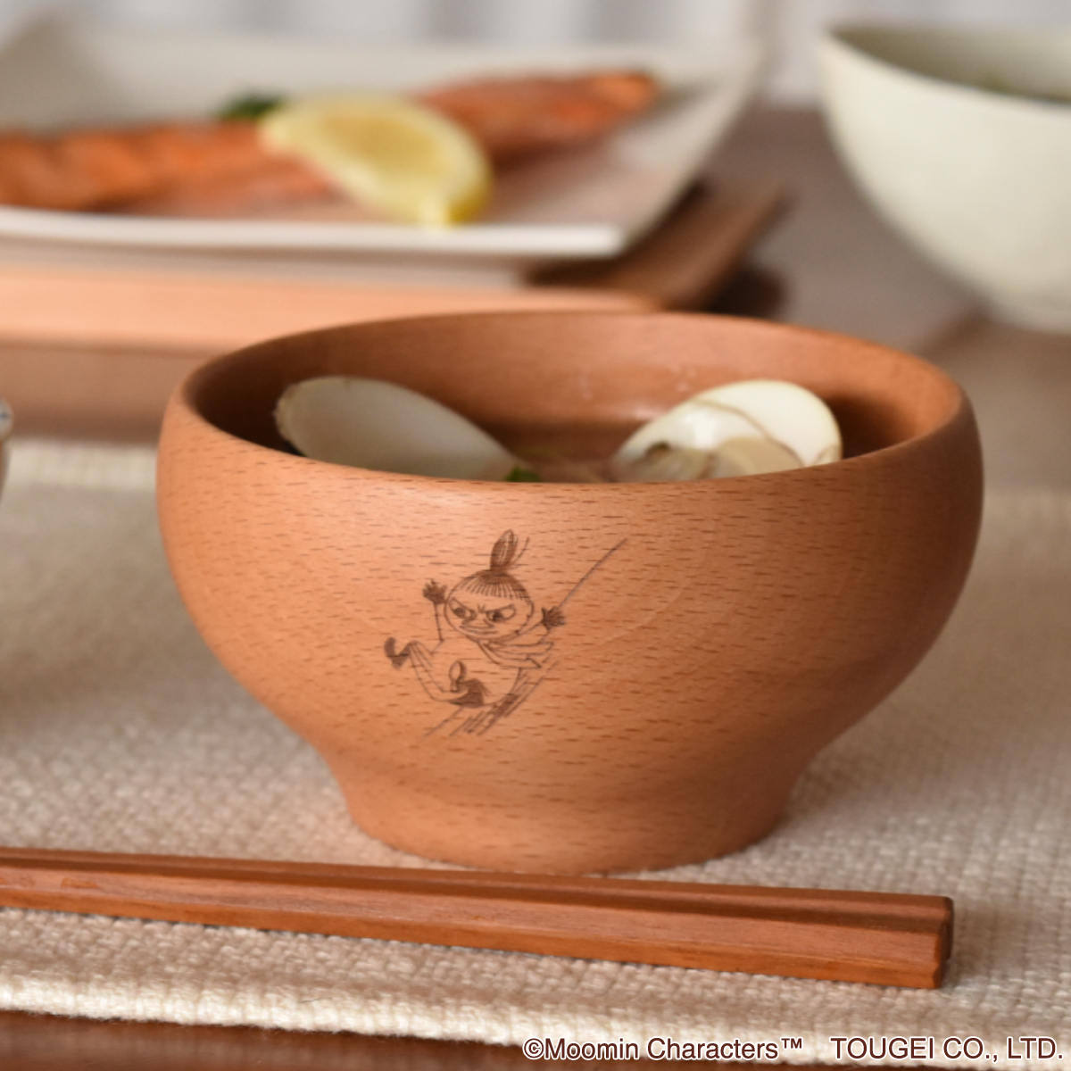 ボウル 12cm L ムーミン 木製 （ サラダボウル シリアルボウル スープ
