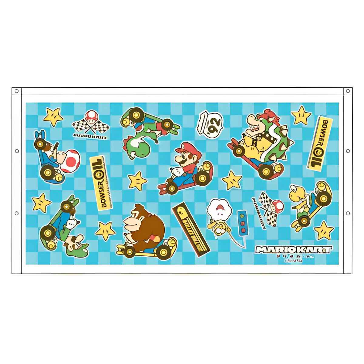 スーパーマリオ 巻きタオル 60×110cm （ タオル プール ラップタオル