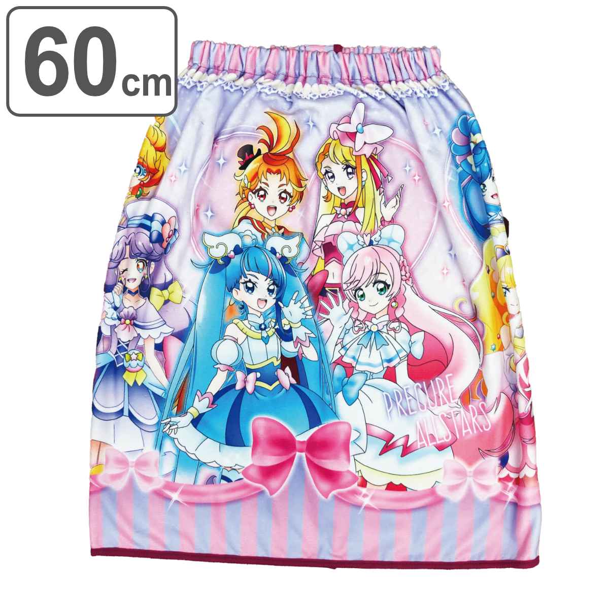 巻きタオル マイクロファイバー 60×110cm プリキュアオールスターズ