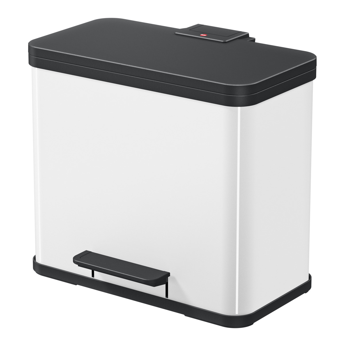 【新品未使用】Hailo ハイロ　ペダル式 ゴミ箱 ふた付き ピュアS レッド Hailo（ハイロ） ゴミ箱 9L+17L ペダルビン エコ デュオ26 （ ごみ箱