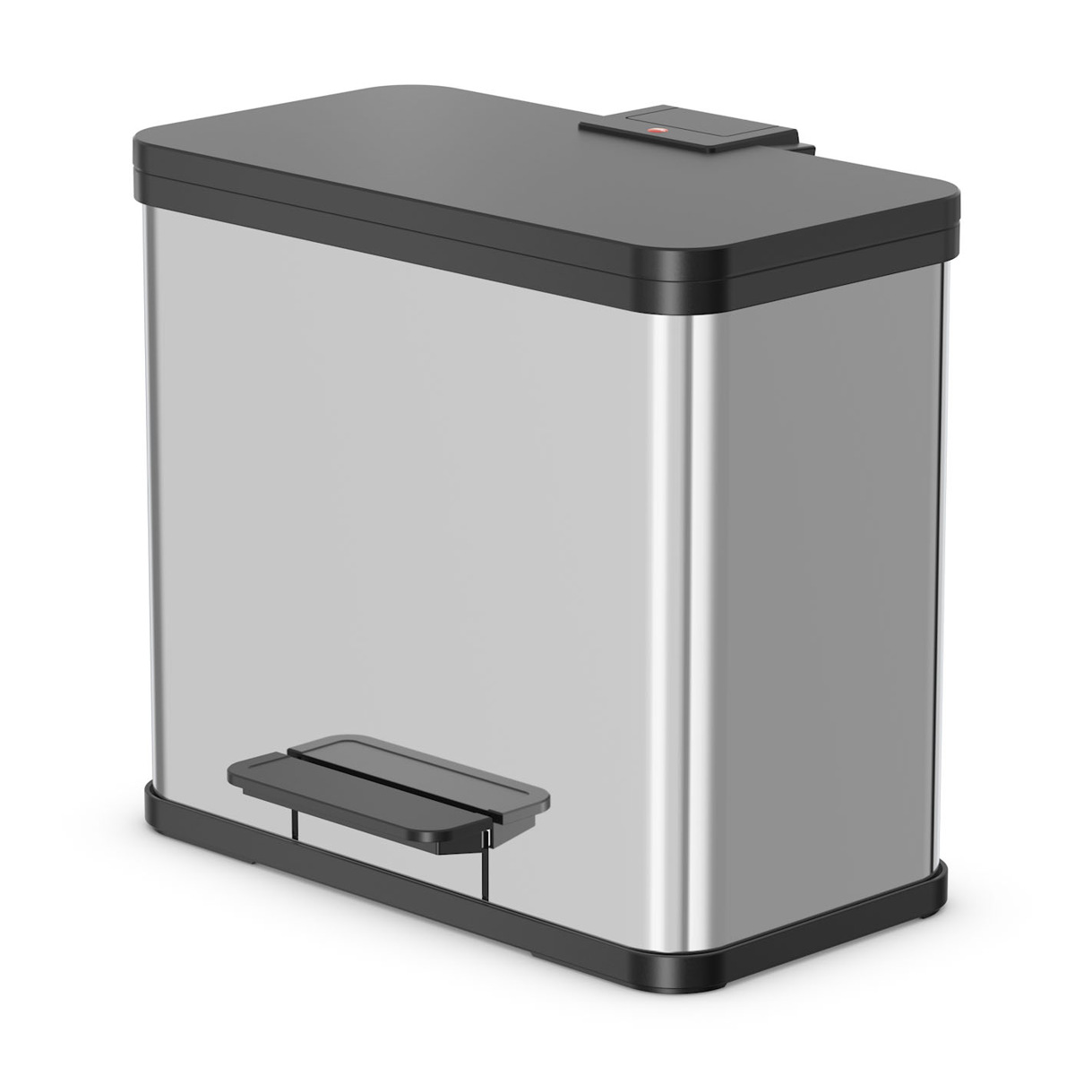 Hailo（ハイロ） ゴミ箱 9L×3 ペダルビン エコ トリオ 27 ステンレス 
