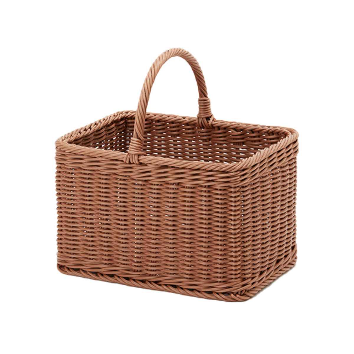 バスケット KLEANE 抗菌 スクエア （ かご 手編み 収納 カゴ 洗える