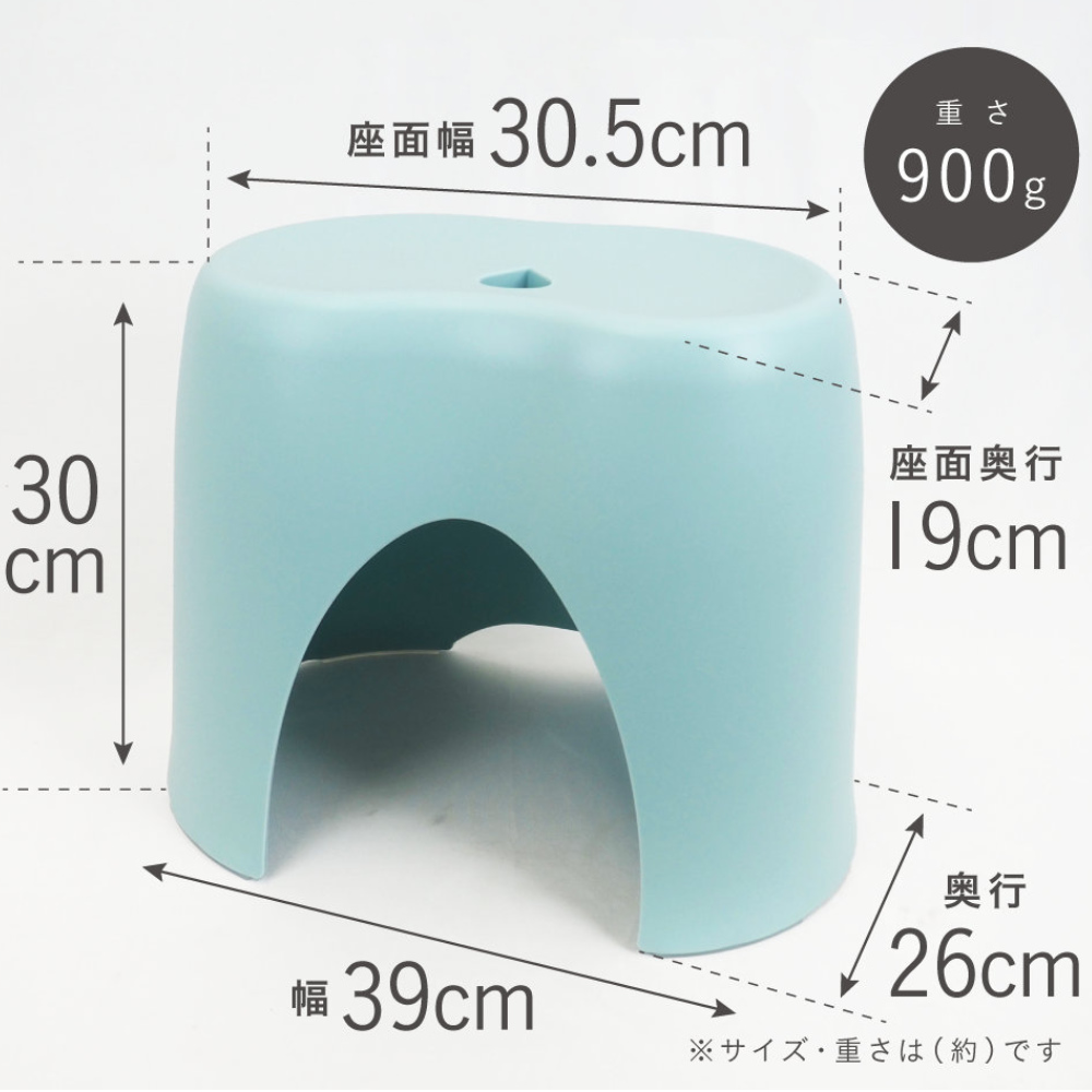 風呂椅子 バスチェア 高さ30cm AIRY ...の詳細画像3