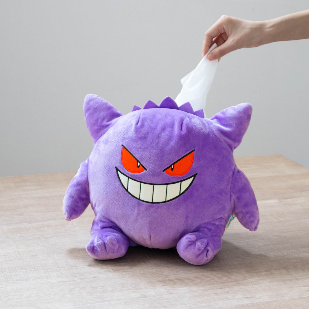 ティッシュケース ポケモン ゲンガー （ ティッシュカバー 置き型 ティッシュ 収納 ケース ティッシュボックス ぬいぐるみ ポケットモンスター ）