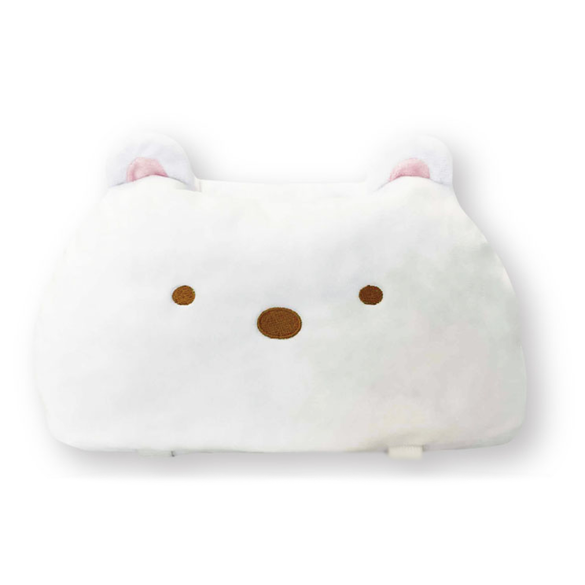 すみっコぐらし ティッシュケース しろくま （ ティッシュカバー 置き型 ティッシュボックス ティッシュ 収納 ケース ふわふわ 箱ティッシュ ）