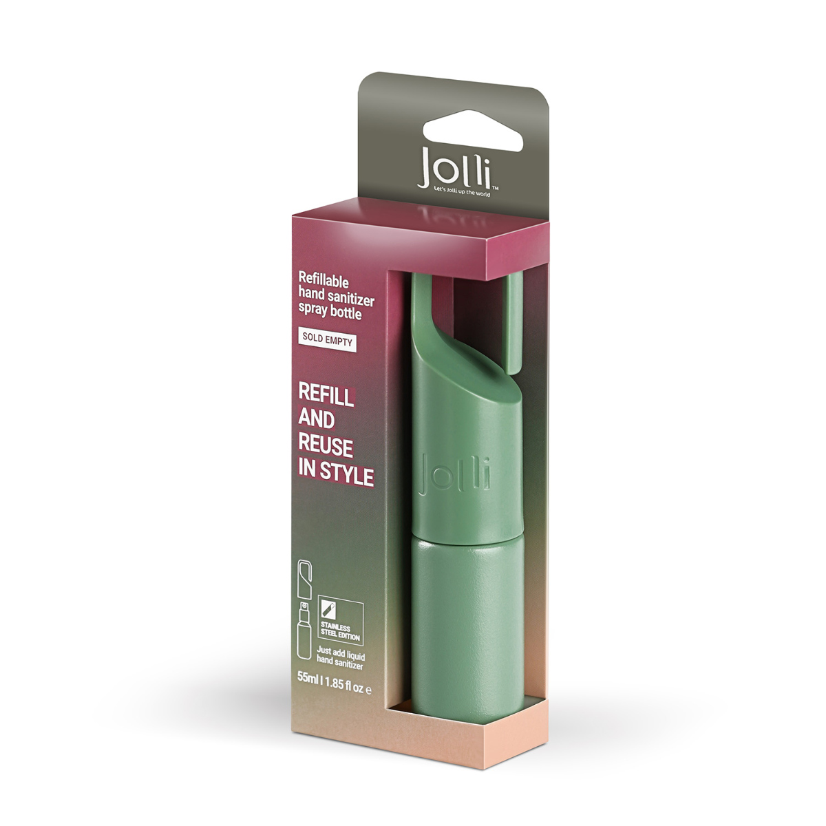 スプレーボトル Jolli spray 携帯 詰め替え容器 消毒 （ ジョリー
