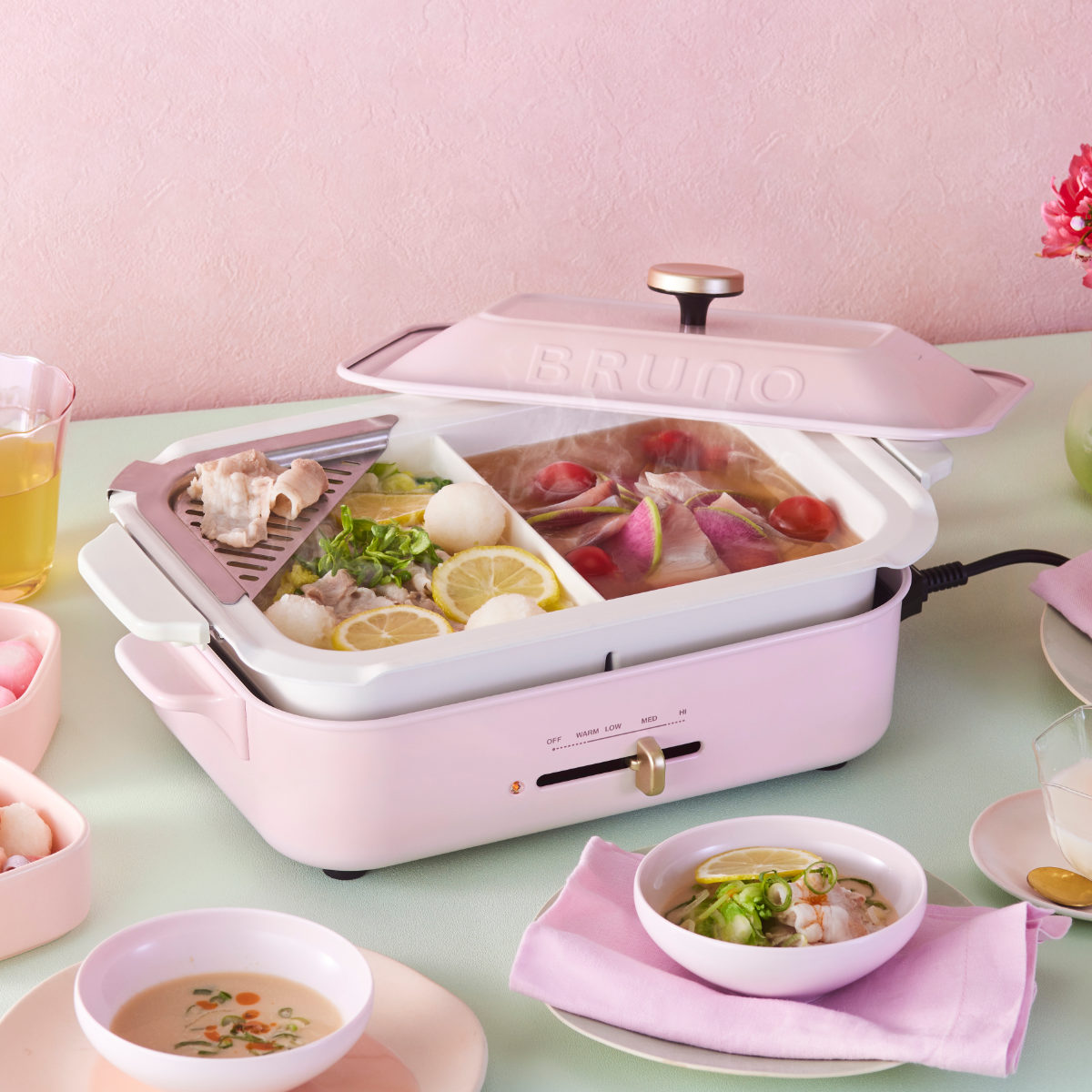 ブルーノ　コンパクトホットプレート　シェルピンク 楽天市場】bruno ブルーノ ホットプレート 【365日出荷＆特典付き