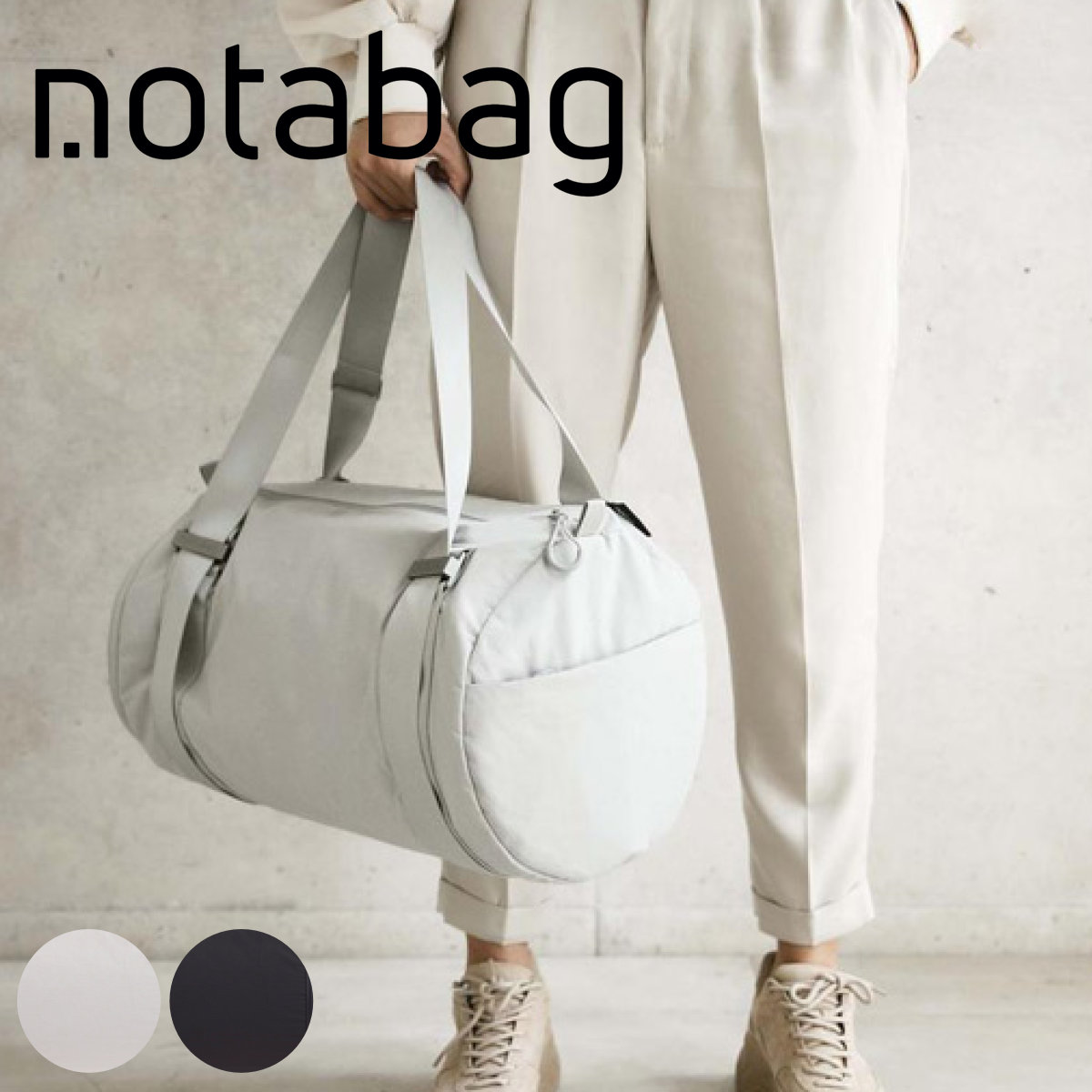 撥水 リップストップ リュックサック（黒）