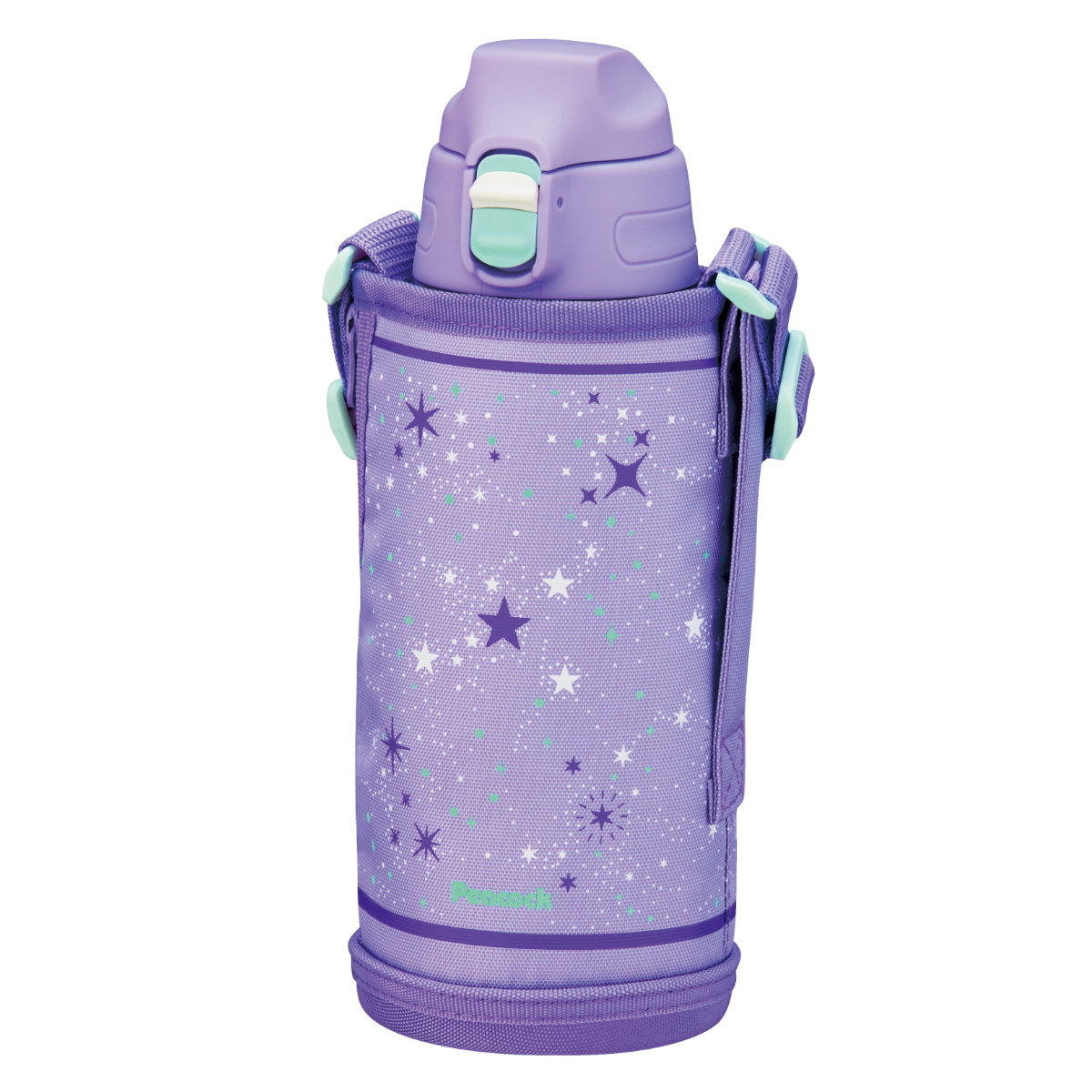 ピーコック魔法瓶工業 水筒 ポーチ付きワンタッチボトル 800ml 保冷