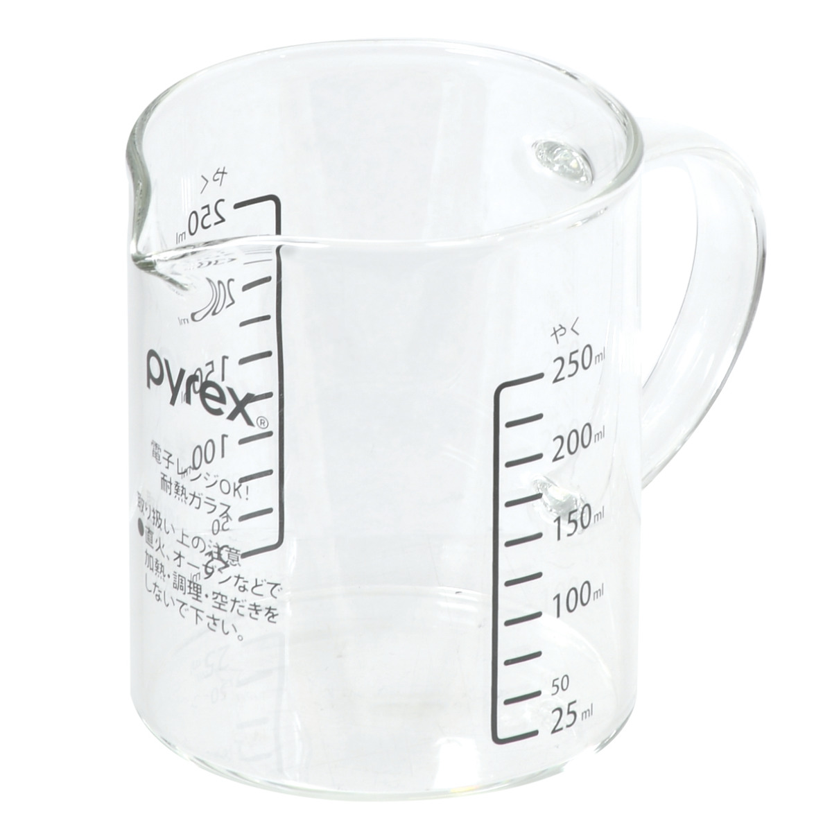 PYREX（パイレックス） 計量カップ 250ml ハンドル付き メジャーカップ