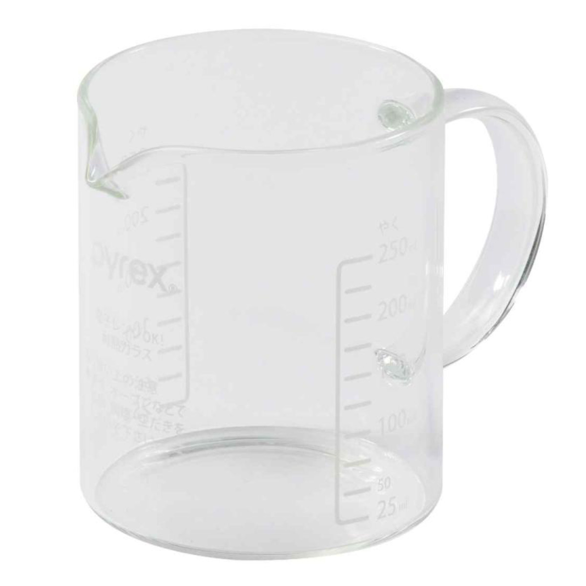 貴重！新品未使用✳︎パイレックス✳︎ガラス製✳︎2㍑(8cup)計量カップ PYREX（パイレックス） 計量カップ 250ml ハンドル付き メジャーカップ