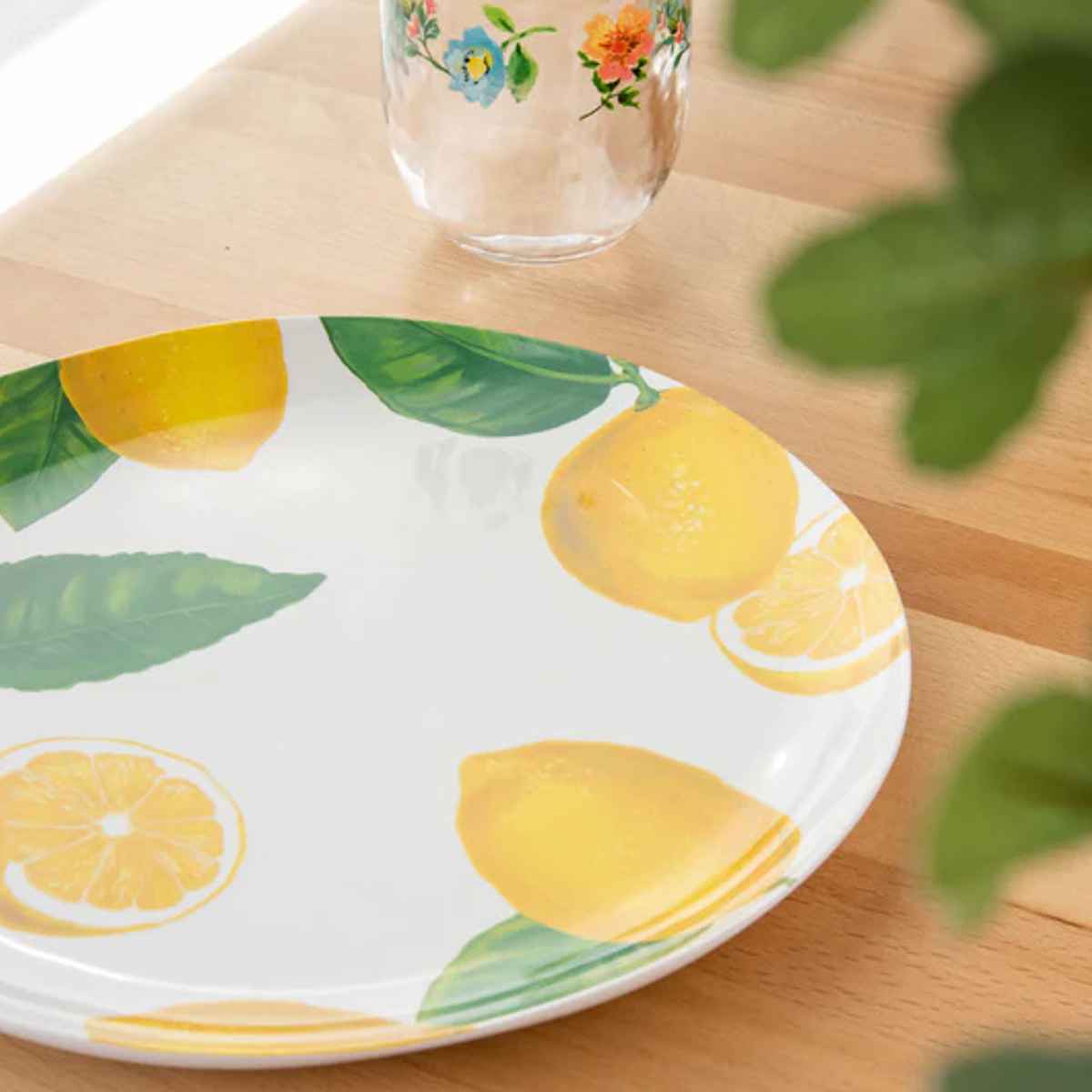 プレート 22cm フレッシュレモン プラスチック （ 食洗機対応 皿 お皿