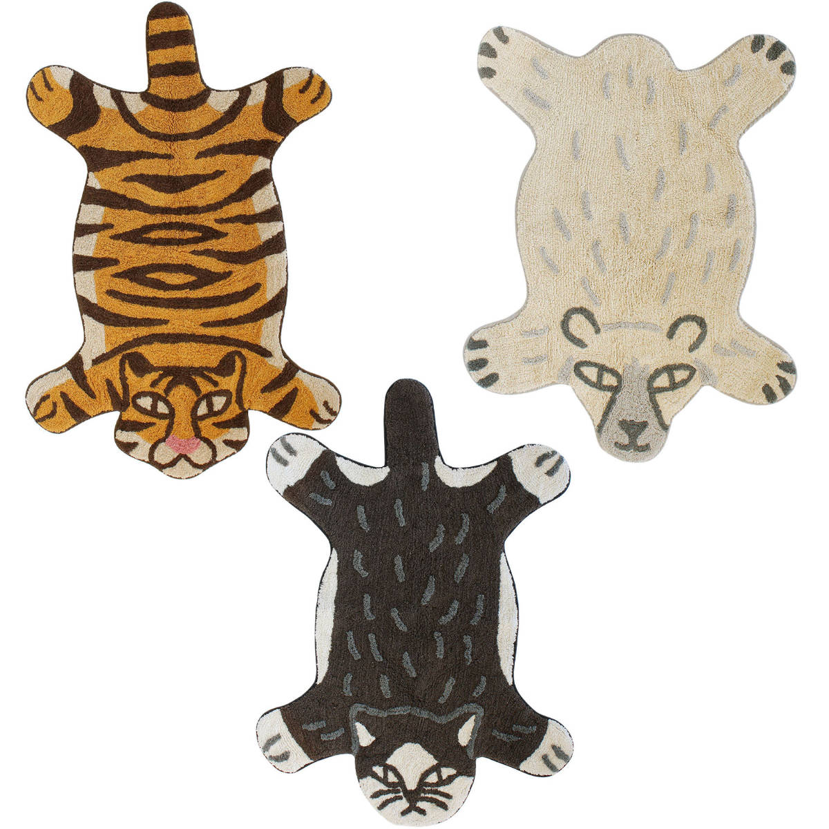 ZOAラグ 玄関マット 83×125cm 室内 リラックZOO （ 玄関 マット 屋内