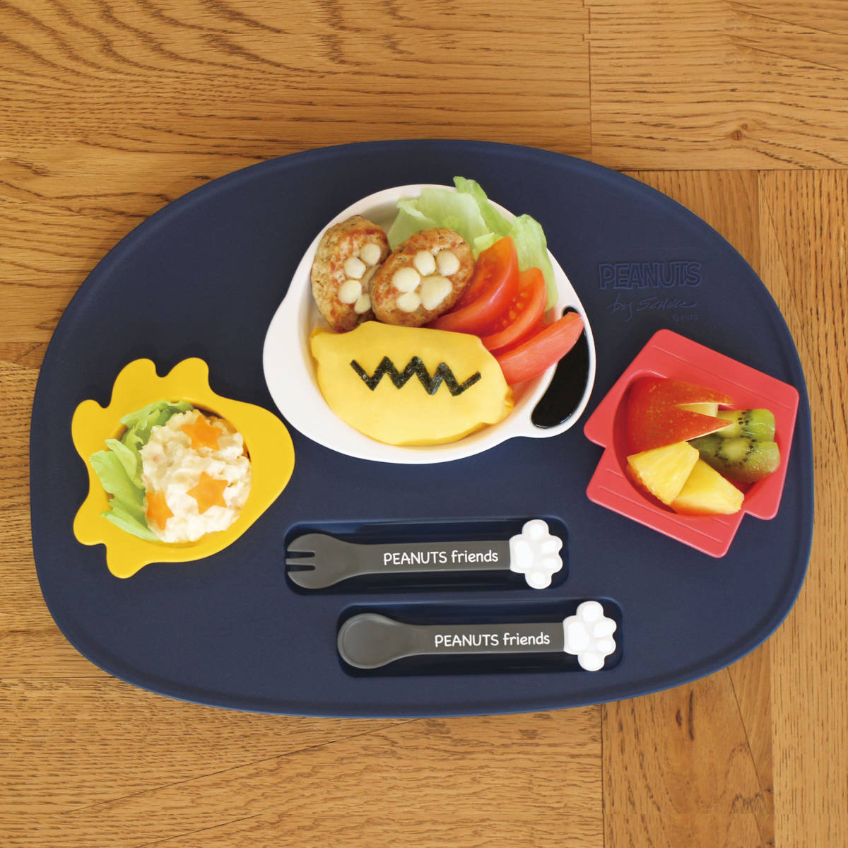 ランチプレート スヌーピー 子供 食洗器対応 ...の詳細画像2