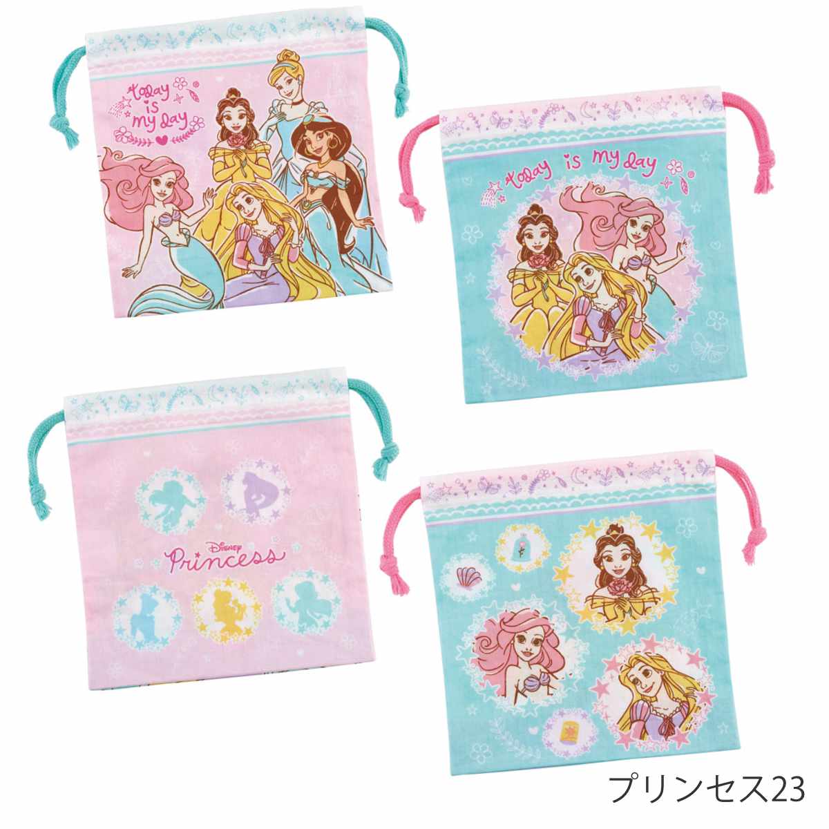 巾着 マチ付き巾着 2個入り キャラクター (...の詳細画像2