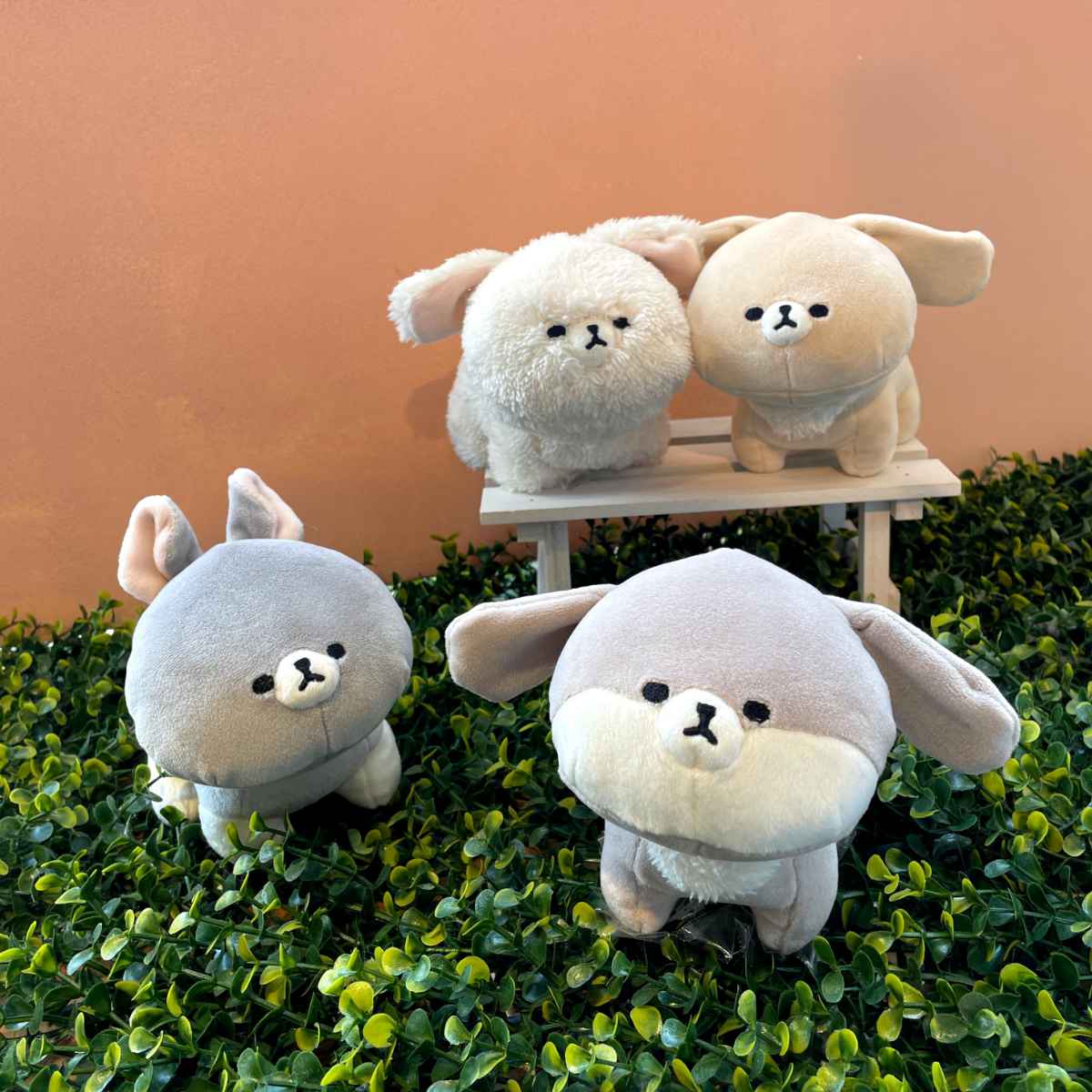 ◉新品未開封 mofmo friends マスコットM ぬいぐるみ 3体セット ぬいぐるみ MOFMOFRIENDS マスコット M うさぎ おもちゃ （ モフモフ