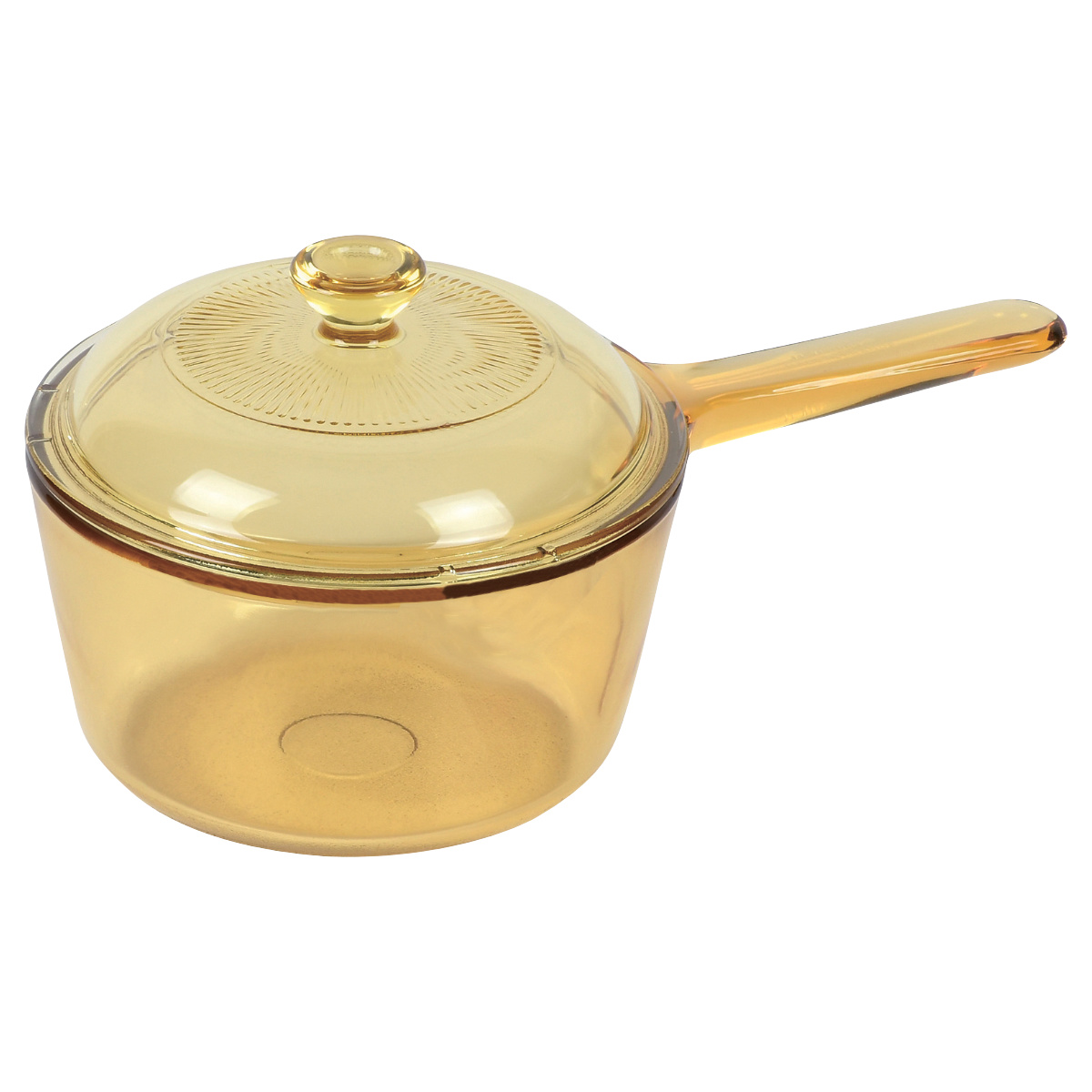 パール金属 片手鍋 16.5cm ガス火専用 ガラス製 VISIONS 1L ソースパン