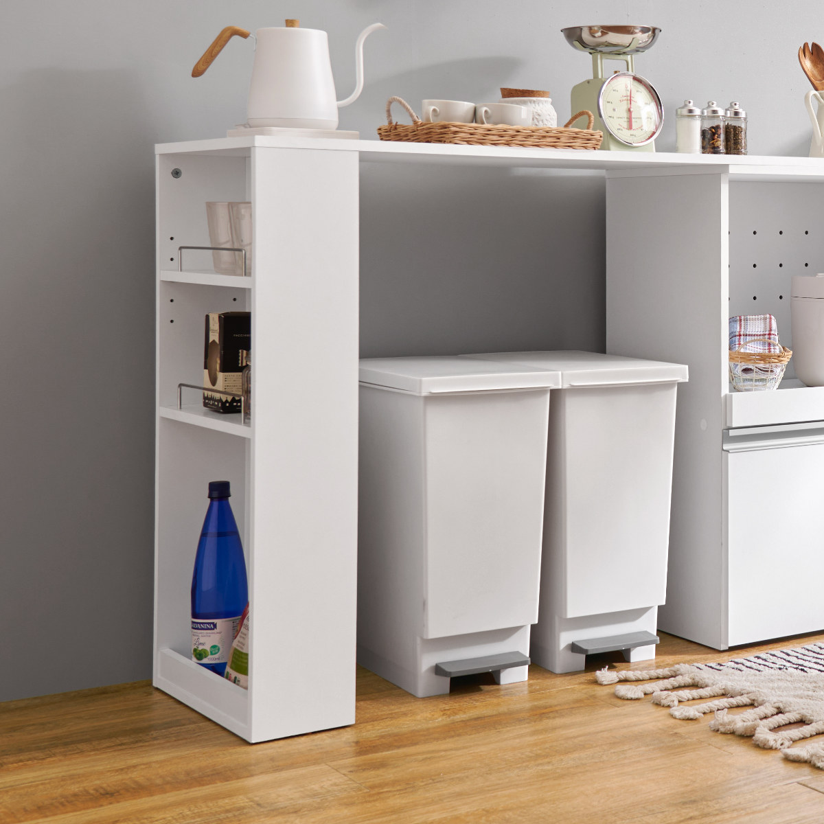 HAGiHARA（萩原） 拡張テーブル 幅89cm 幅118cm専用 キッチン