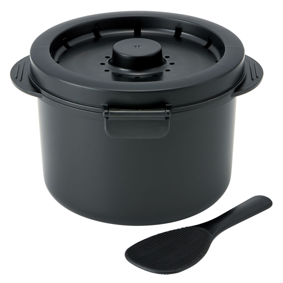 電子レンジ 炊飯器 2合用 しゃもじ付き 糖質...の詳細画像1