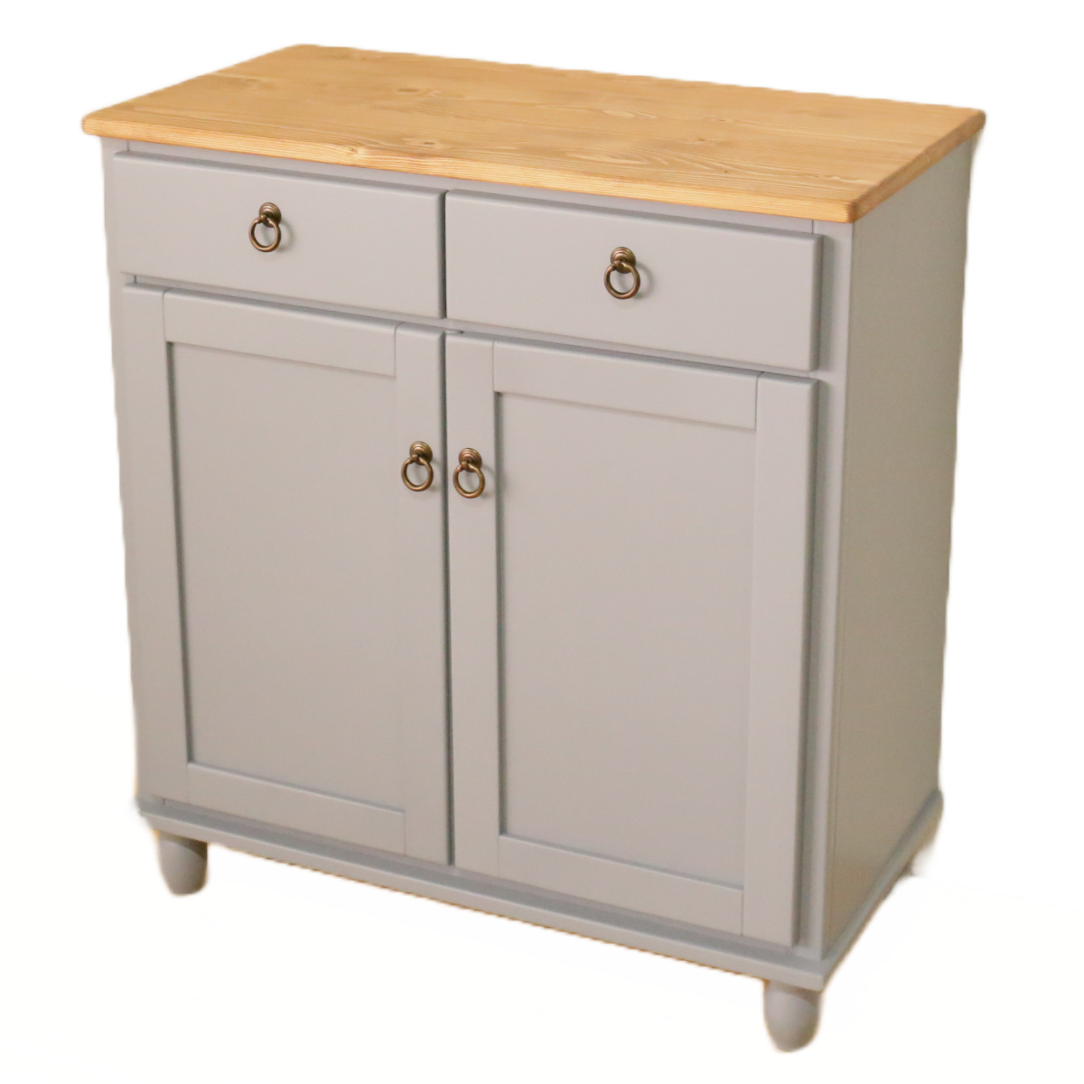 キャビネット フレンチカントリー パイン材 Lavender 幅78cm （ 収納