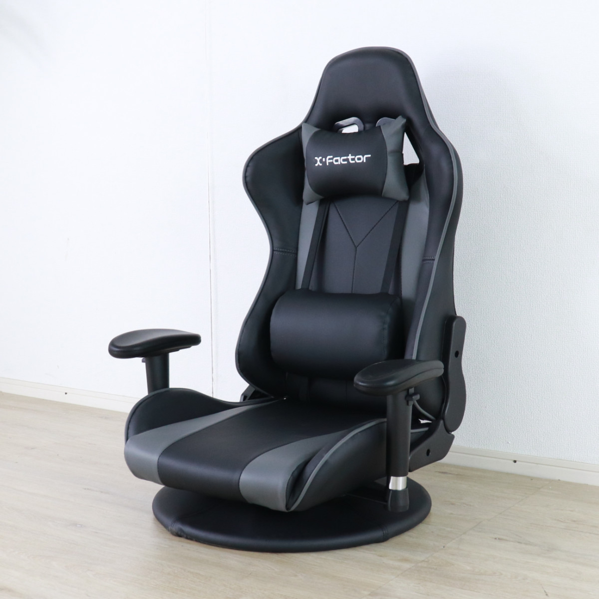 ゲーミングチェア 座椅子 疲れにくい 座面高18cm 回転 （ ゲーミング座