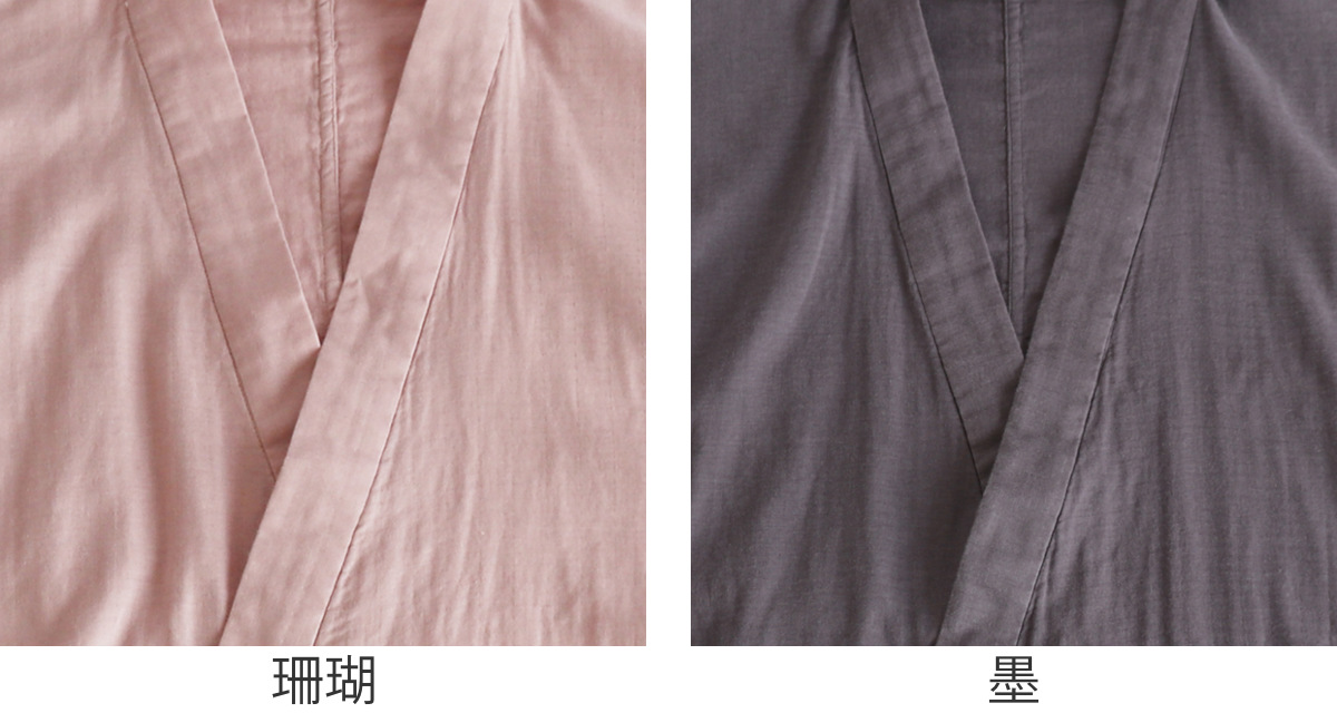 甚平 ガーゼ オーガニックコットン 3サイズ ...の詳細画像2